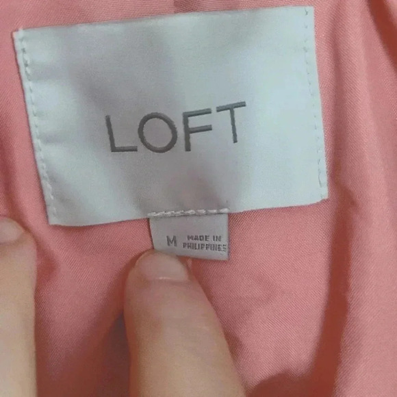 LOFT Marled Moto Wooly Pea coat Size MEDIUM - Picture 12 of 12